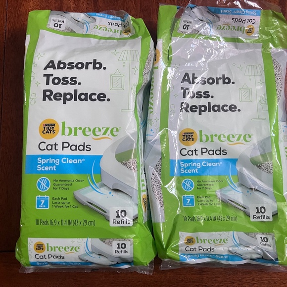 Tidy Cats Breeze Cat Litter Box Pads Refill Packs - Spring Clean Scent (13) - Picture 1 of 3